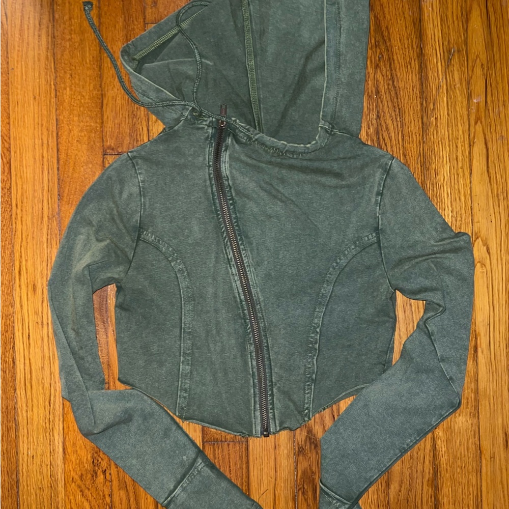 Out From Under Green Corset Hoodie